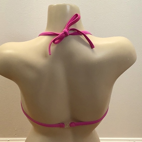 Aguaclara Size Medium Pink Padded Bikini Top. Made in Brazil - Picture 3 of 4